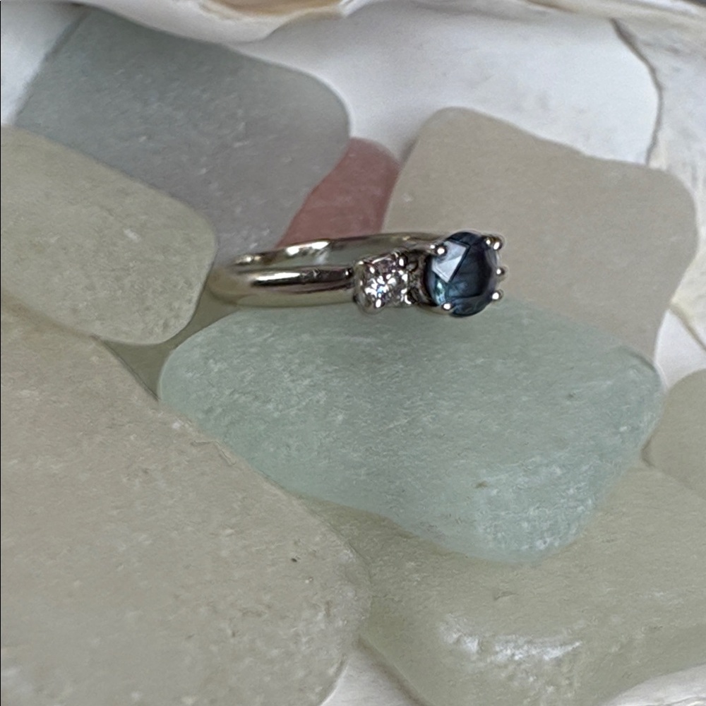 LeVian Tanzanite Diamond 18K Ring - Picture 10 of 14